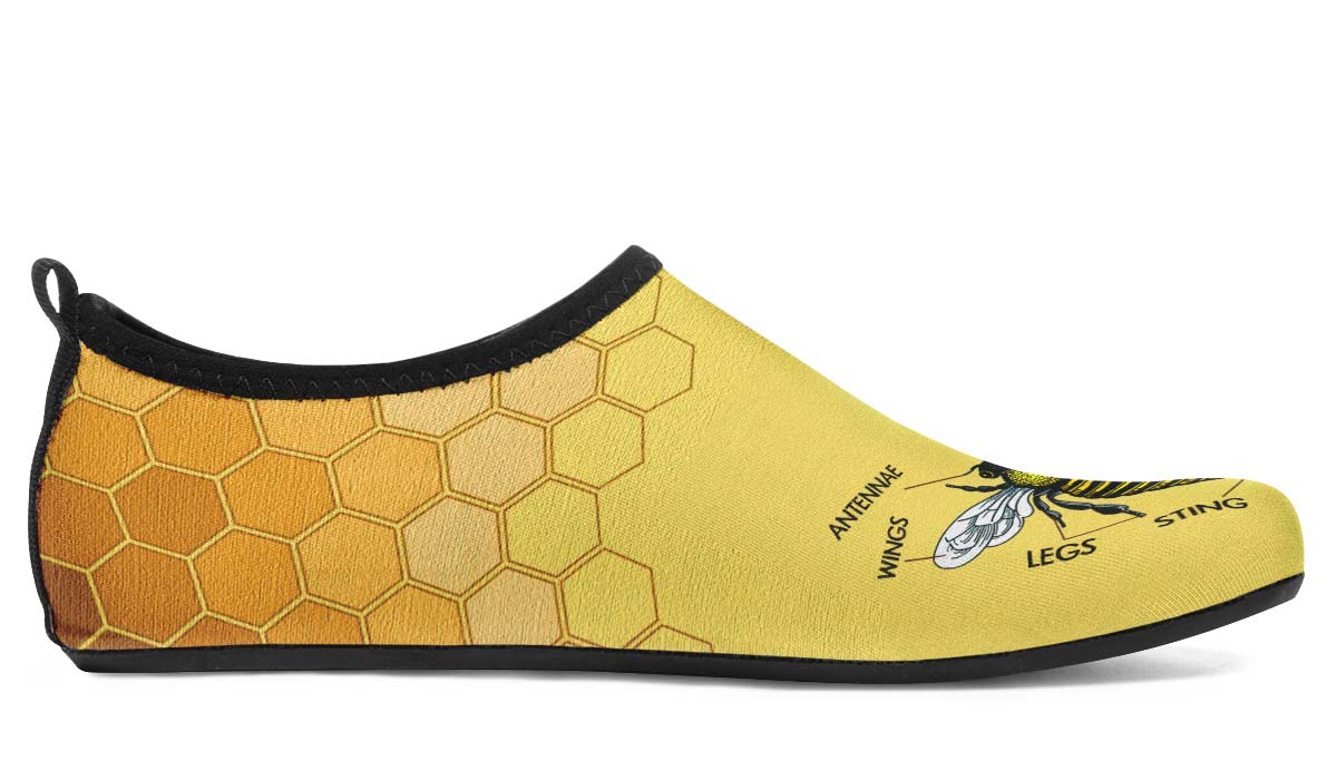 Honey Bee Diagram Aqua Barefoot Shoes