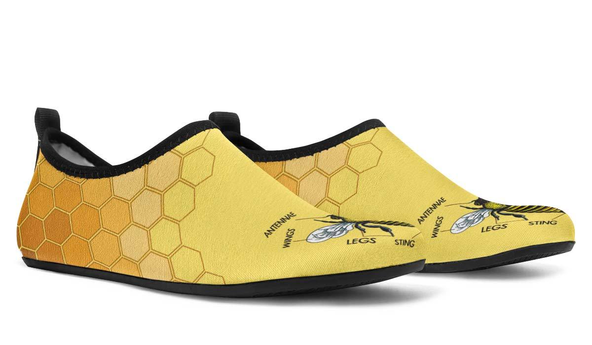 Honey Bee Diagram Aqua Barefoot Shoes