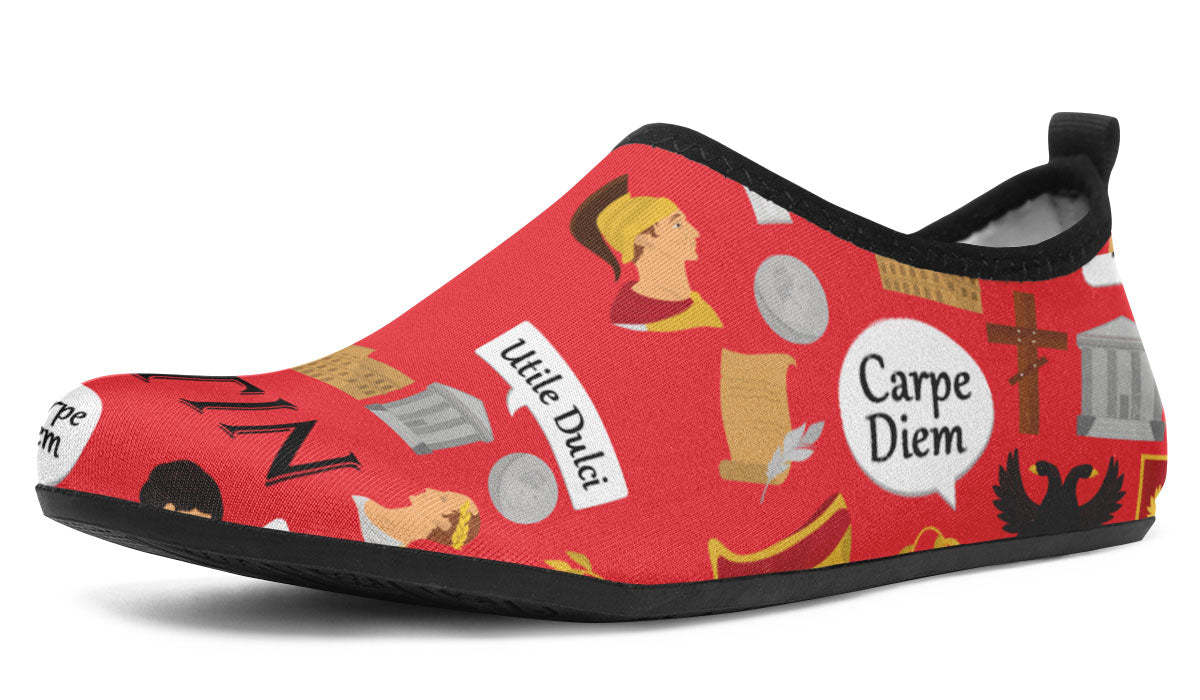 Latin Language Aqua Barefoot Shoes