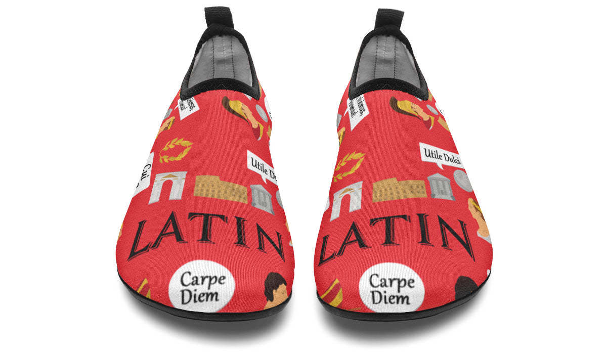Latin Language Aqua Barefoot Shoes