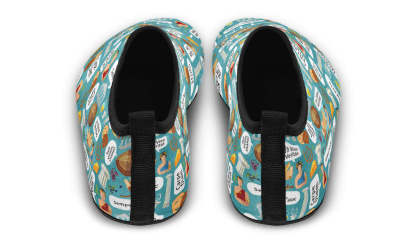 Latin Phrases Aqua Barefoot Shoes