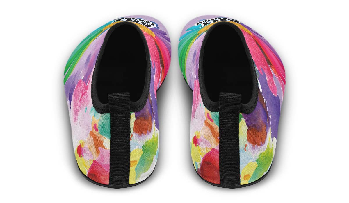 Rainbow Art Teacher Aqua Barefoot Shoes
