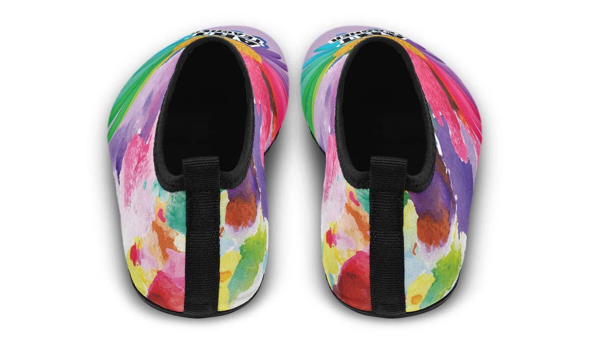 Rainbow Art Teacher Aqua Barefoot Shoes