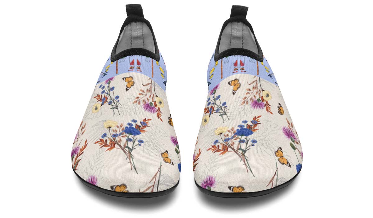 Wildflower Artist Aqua Barefoot Shoes