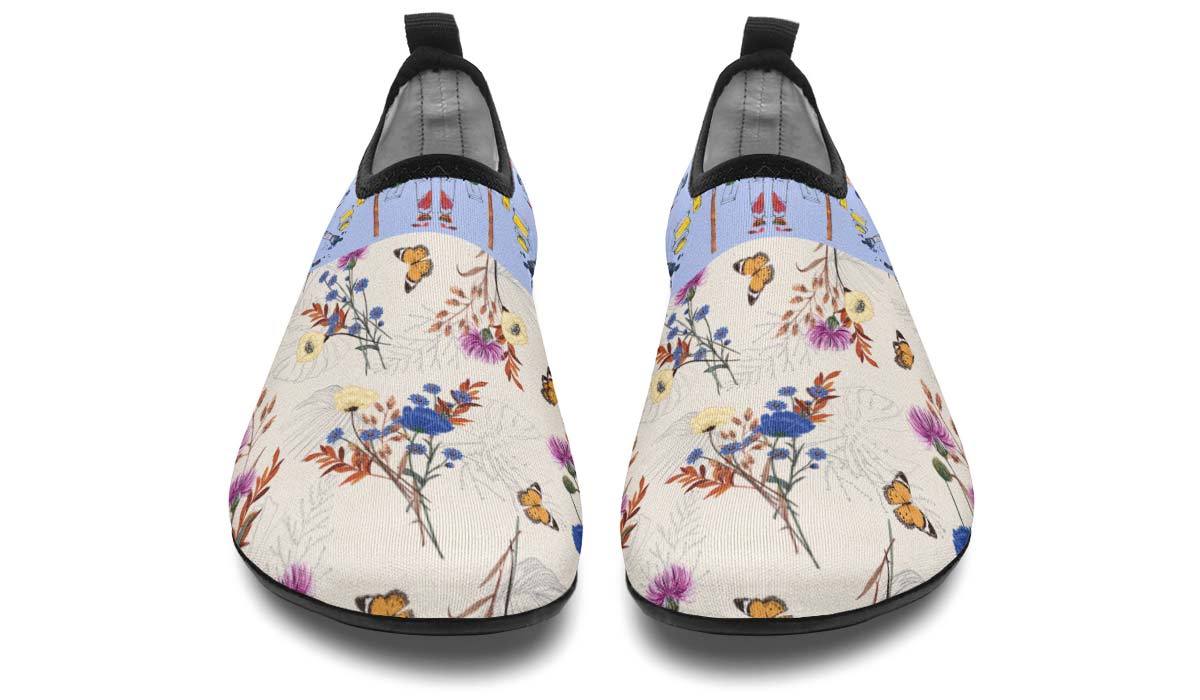 Wildflower Artist Aqua Barefoot Shoes