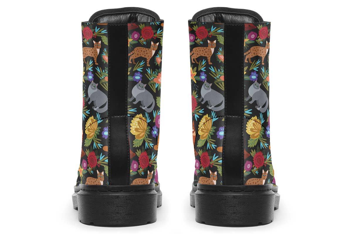 Cat Flower Boots