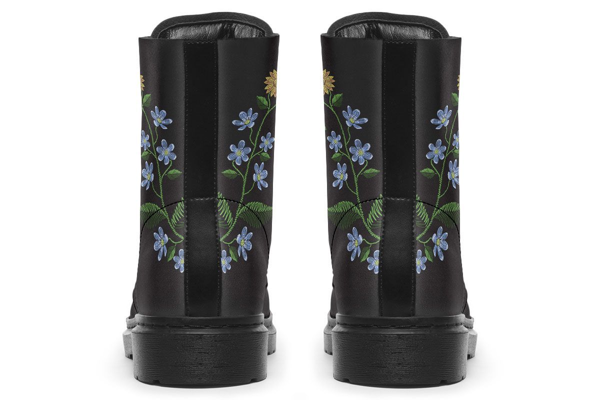 Embroidery Chicken Boots