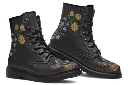 Embroidery Chicken Boots