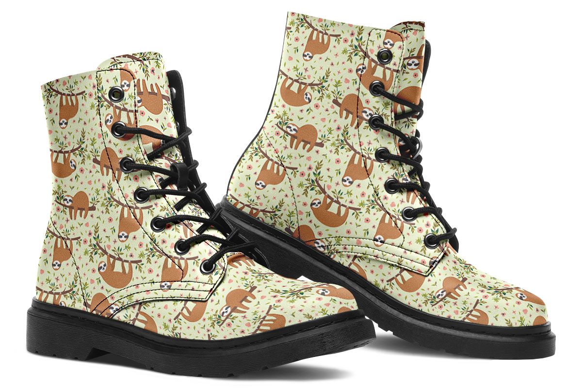 Floral Sloth Boots