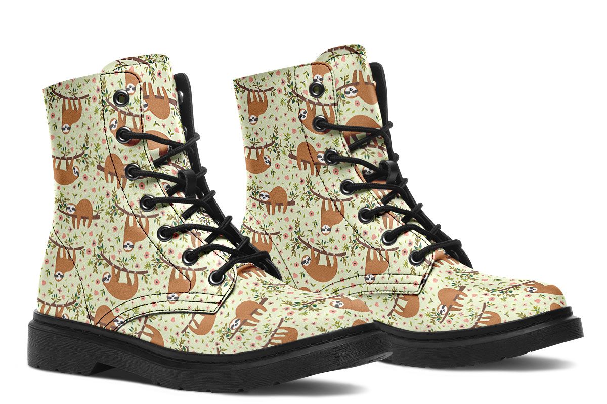 Floral Sloth Boots