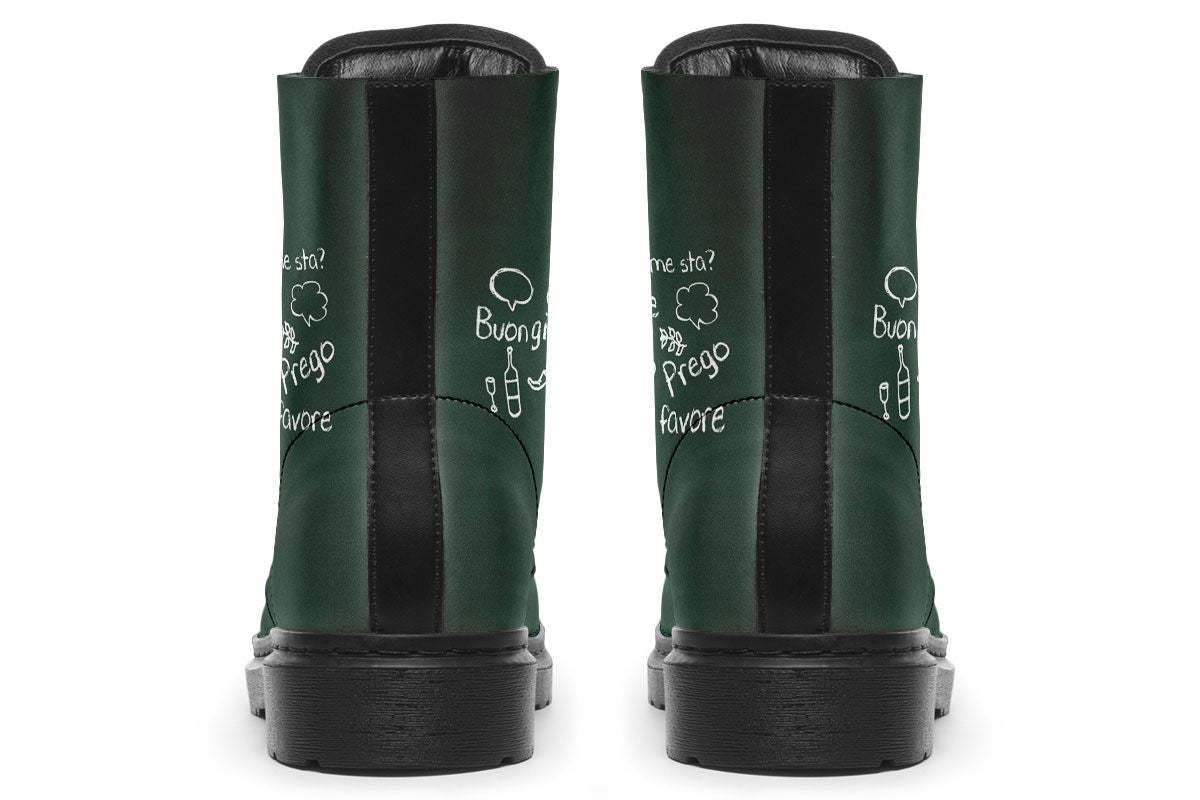 Italian Chalk Board Boots