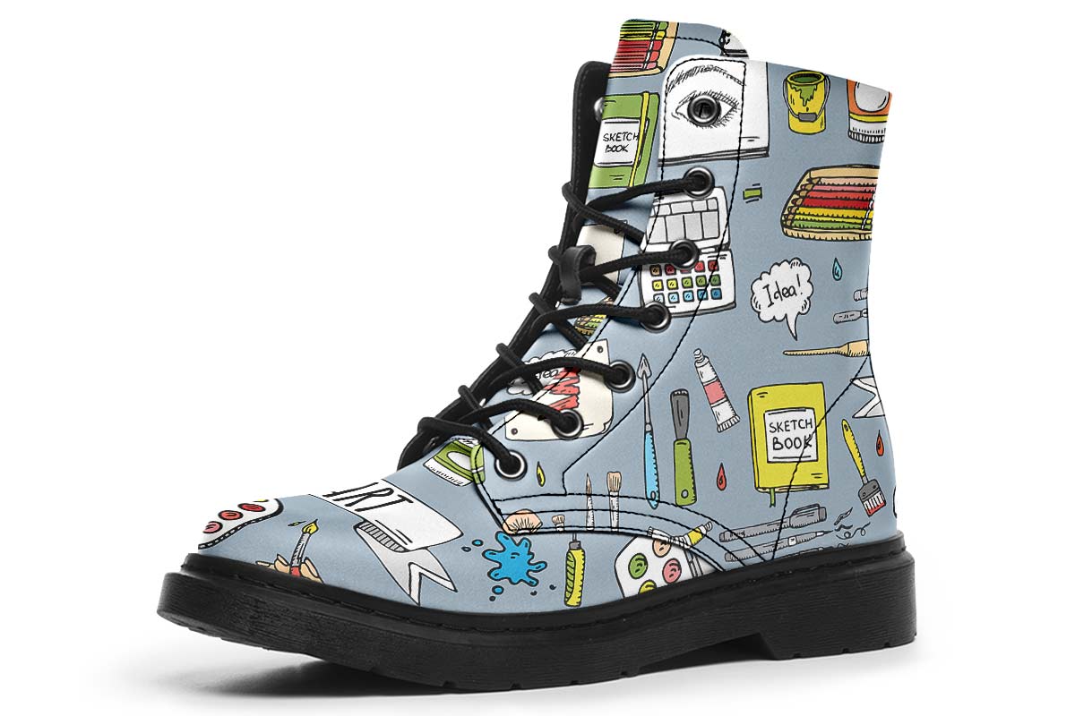 Painter Doodles Boots