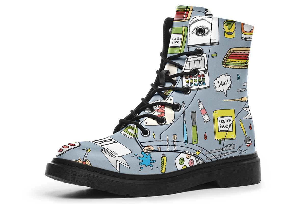 Painter Doodles Boots