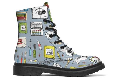 Painter Doodles Boots
