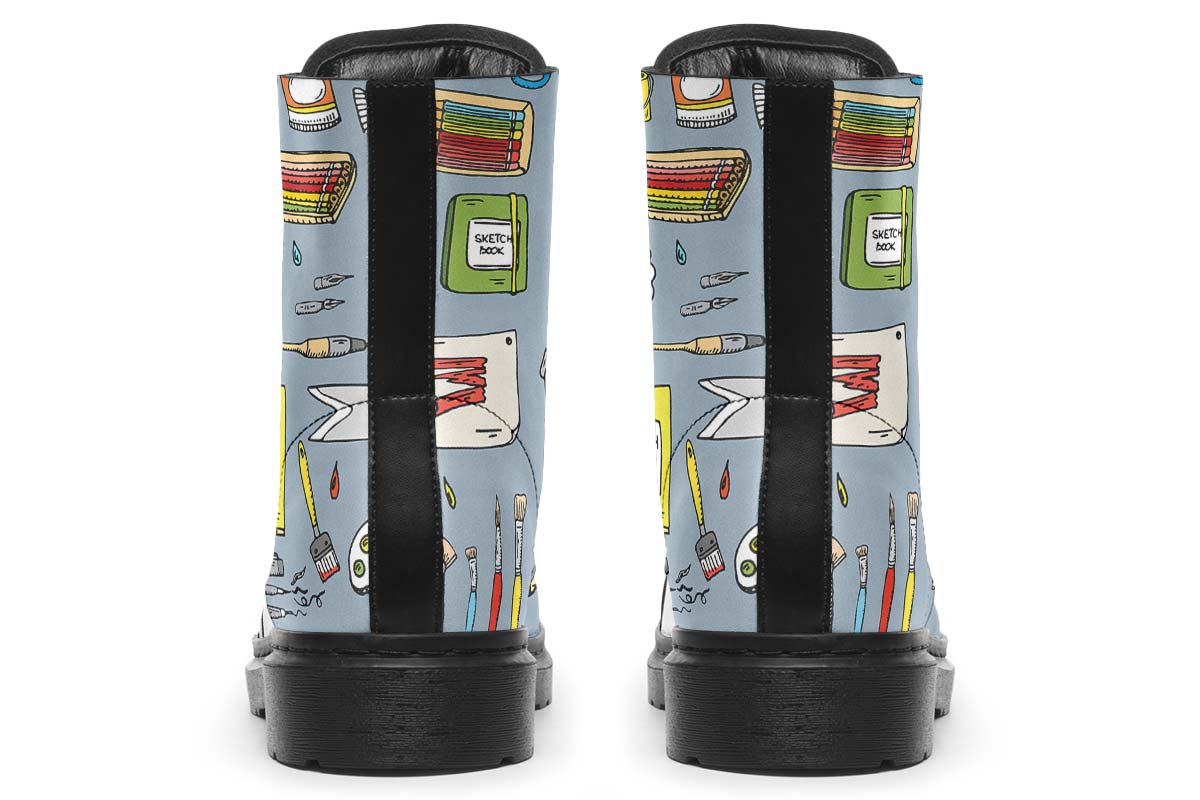 Painter Doodles Boots