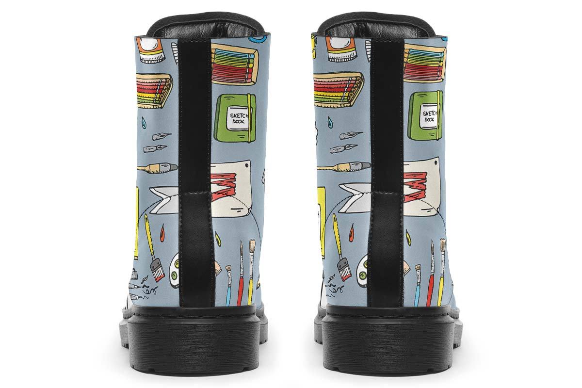 Painter Doodles Boots