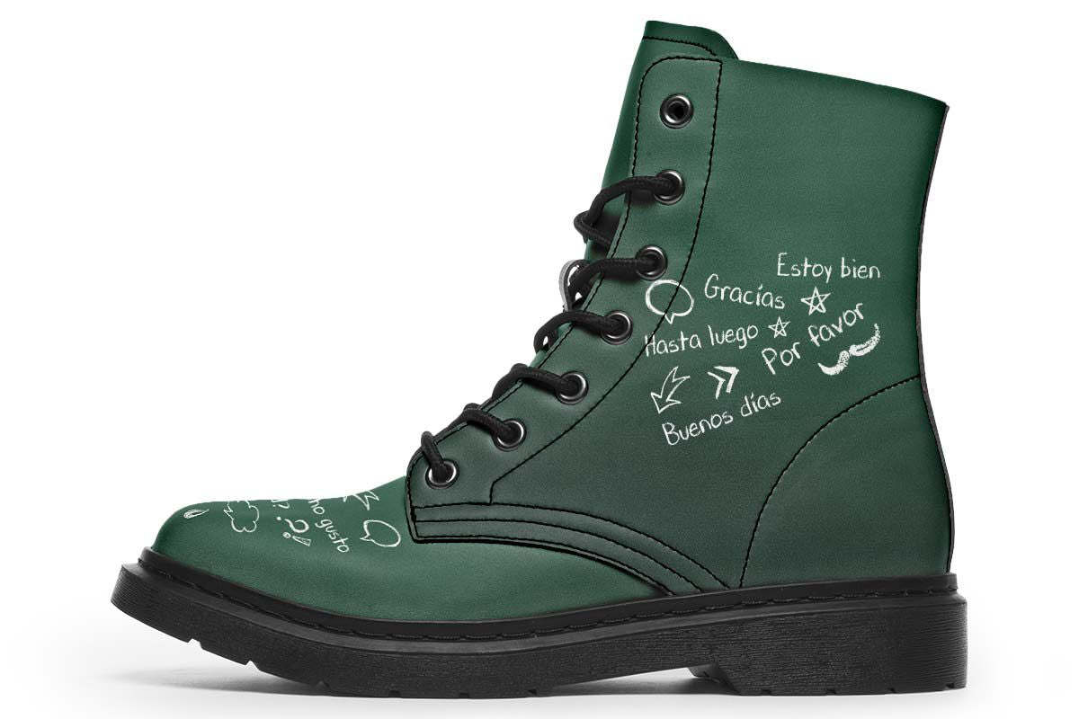Spanish Chalkboard Boots