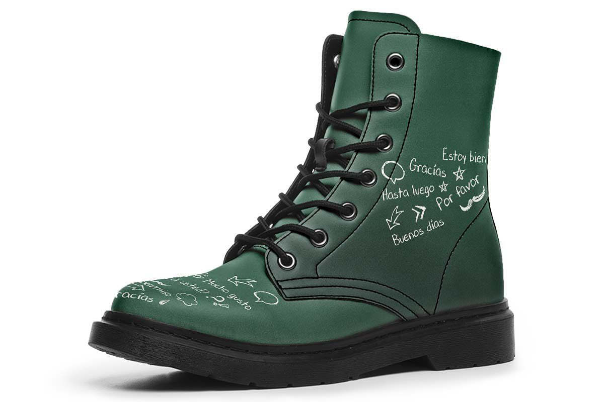 Spanish Chalkboard Boots