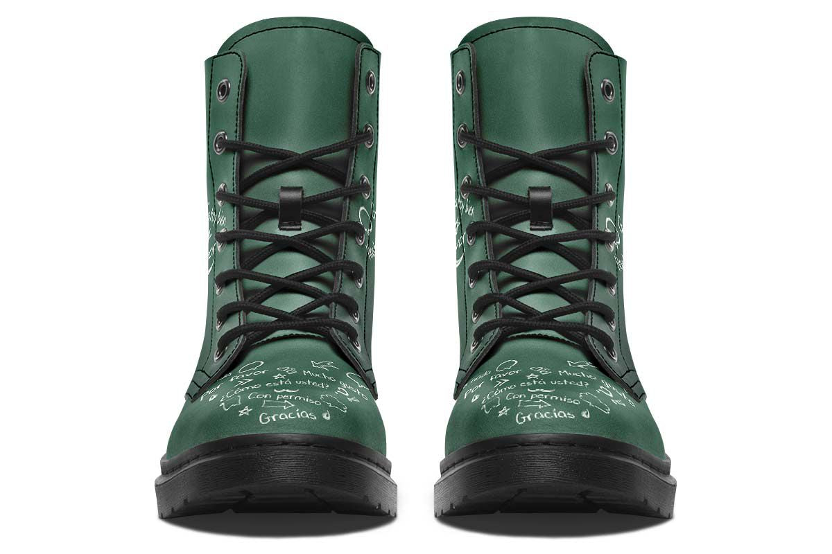 Spanish Chalkboard Boots