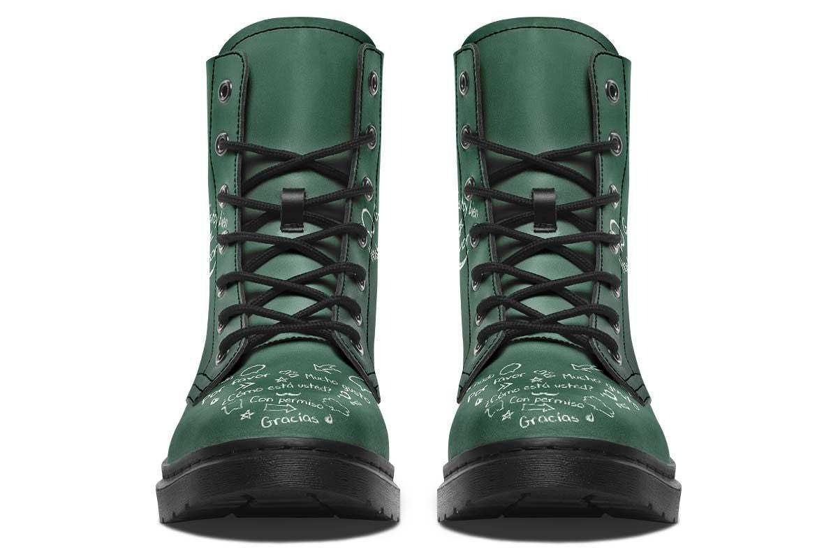 Spanish Chalkboard Boots