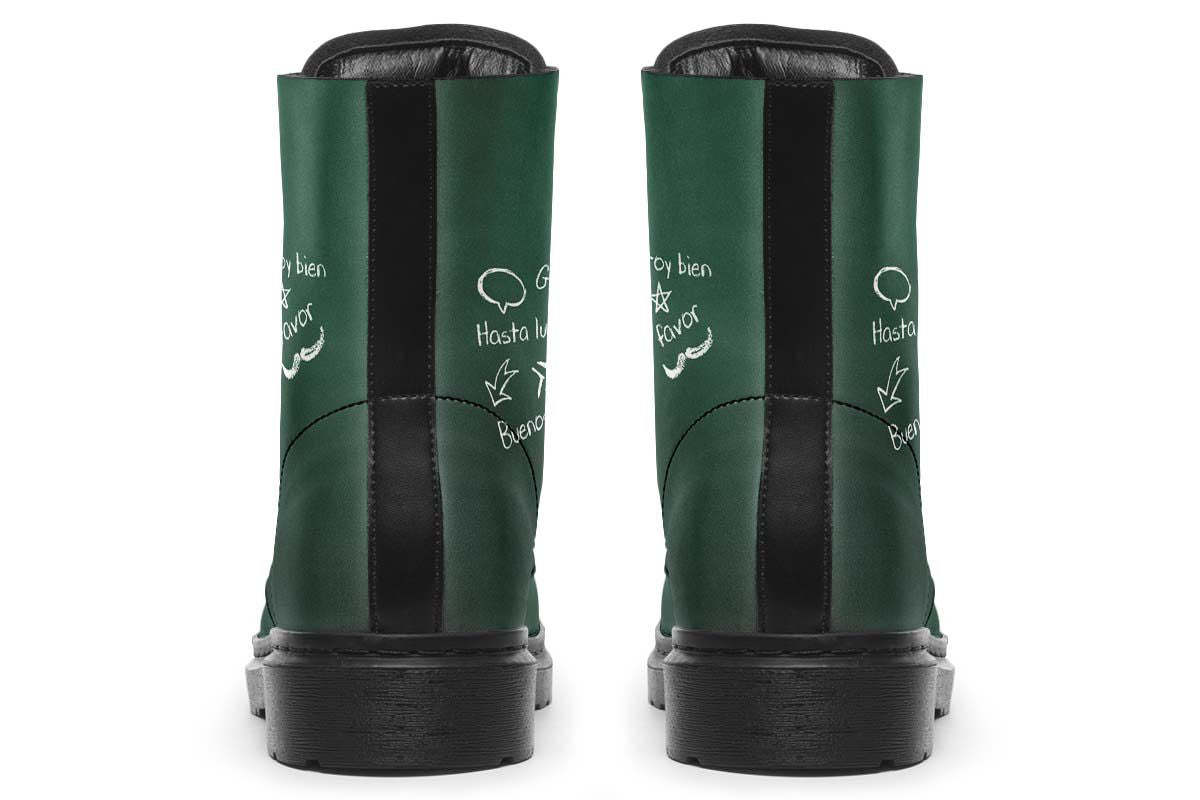 Spanish Chalkboard Boots