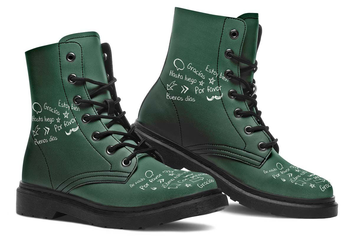 Spanish Chalkboard Boots