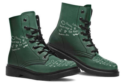 Spanish Chalkboard Boots