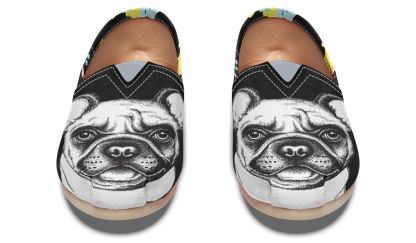 Artsy Frenchie Casual Shoes