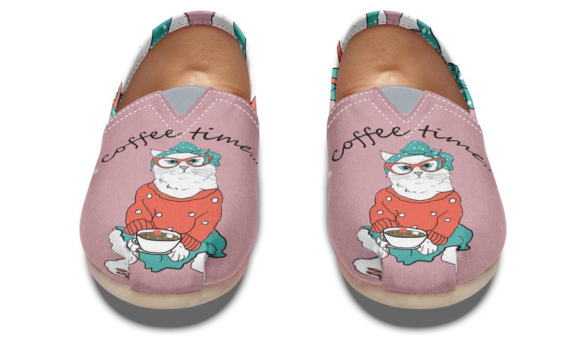 Coffee Kitty Casual Shoes