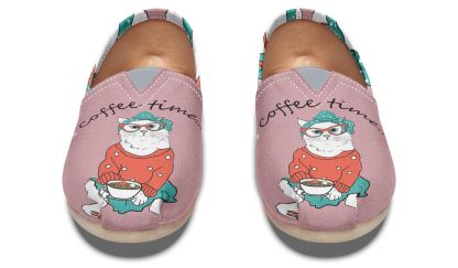 Coffee Kitty Casual Shoes