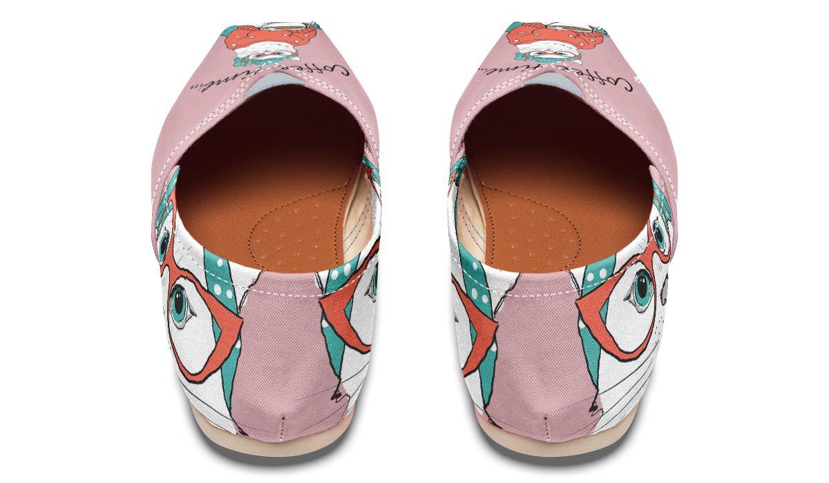 Coffee Kitty Casual Shoes