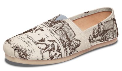 Cow Farm Casual Shoes