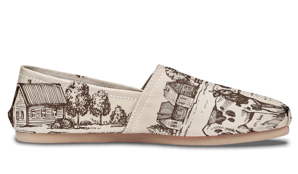 Cow Farm Casual Shoes