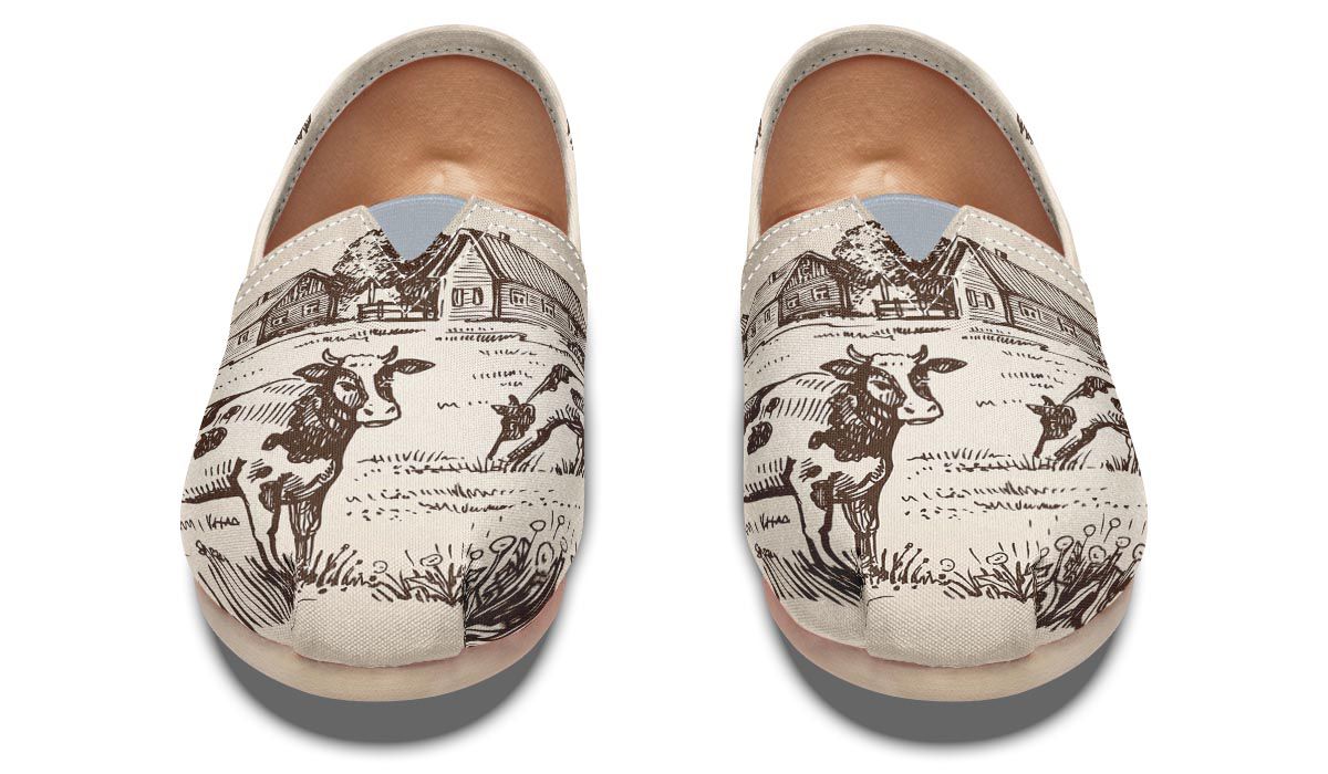 Cow Farm Casual Shoes