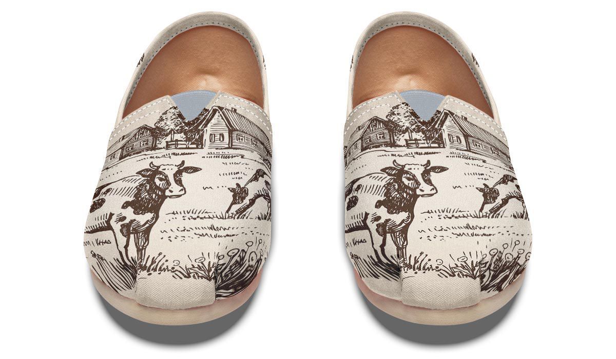 Cow Farm Casual Shoes