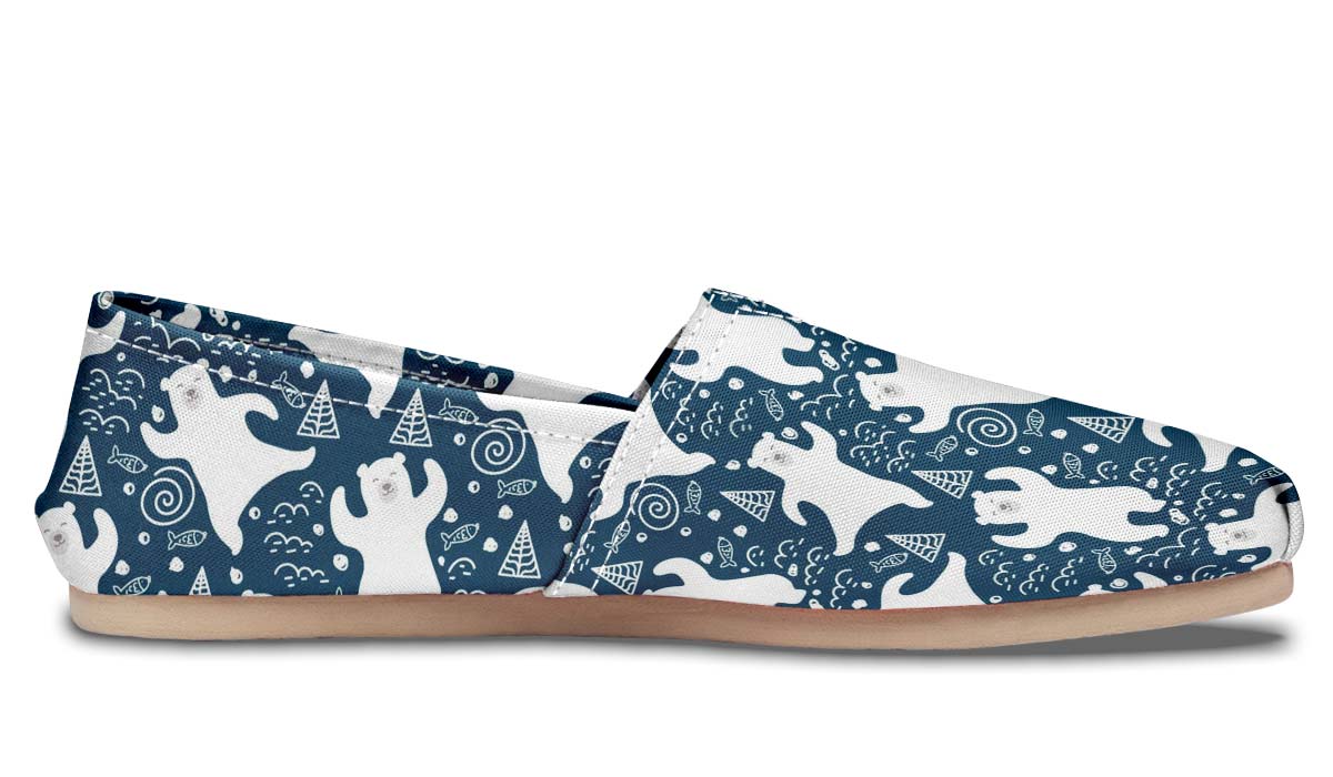 Cute Polar Bears Casual Shoes