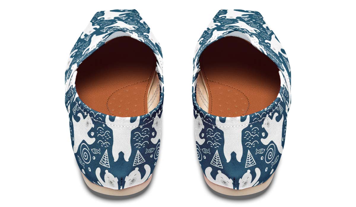 Cute Polar Bears Casual Shoes