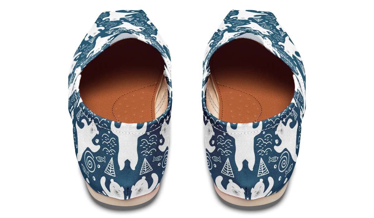 Cute Polar Bears Casual Shoes
