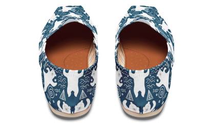 Cute Polar Bears Casual Shoes