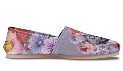 Floral Cat Casual Shoes