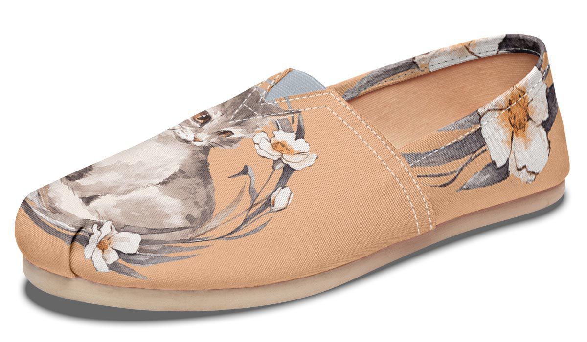 Floral Kitten Casual Shoes