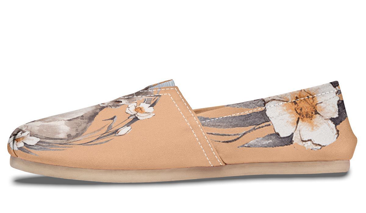 Floral Kitten Casual Shoes