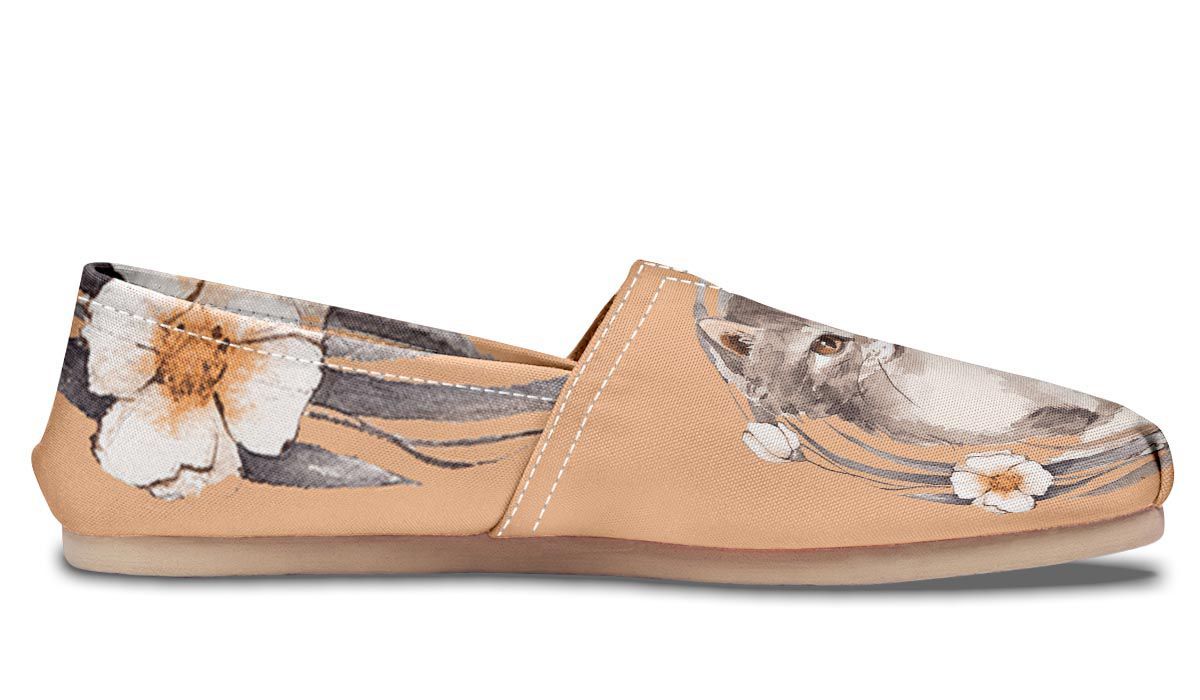 Floral Kitten Casual Shoes