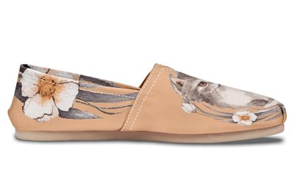 Floral Kitten Casual Shoes