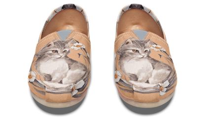 Floral Kitten Casual Shoes