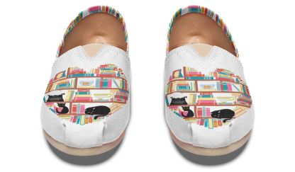 Cat Heart Books Casual Shoes