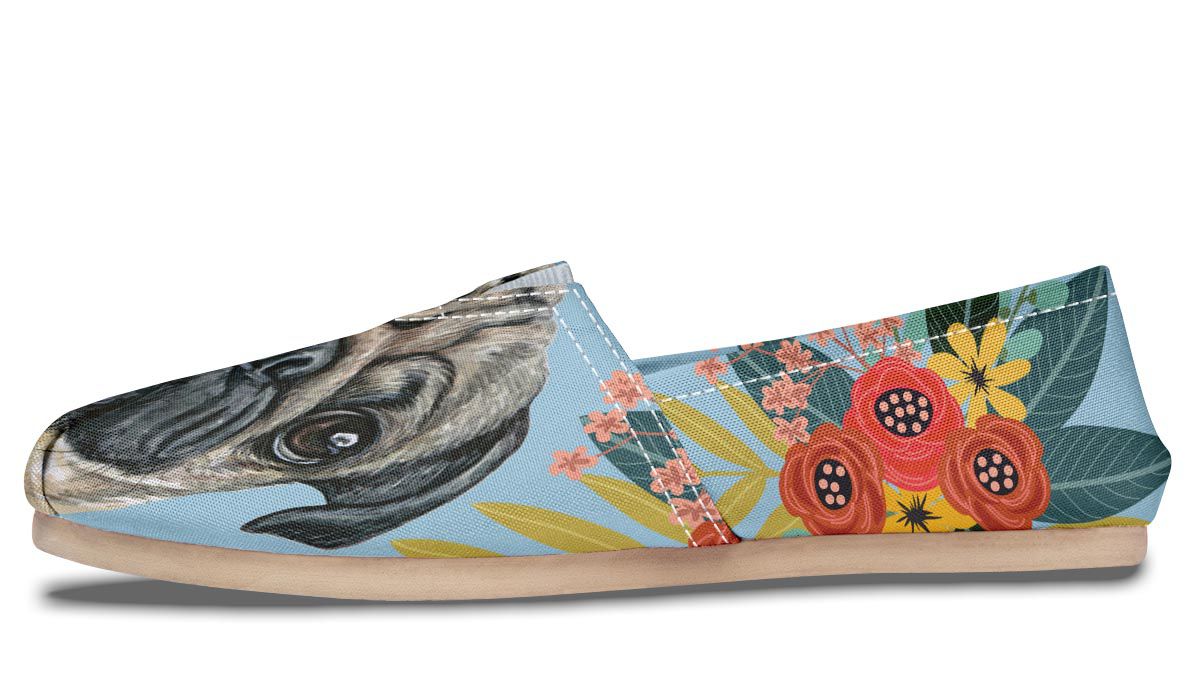 Joyful Pug Casual Shoes