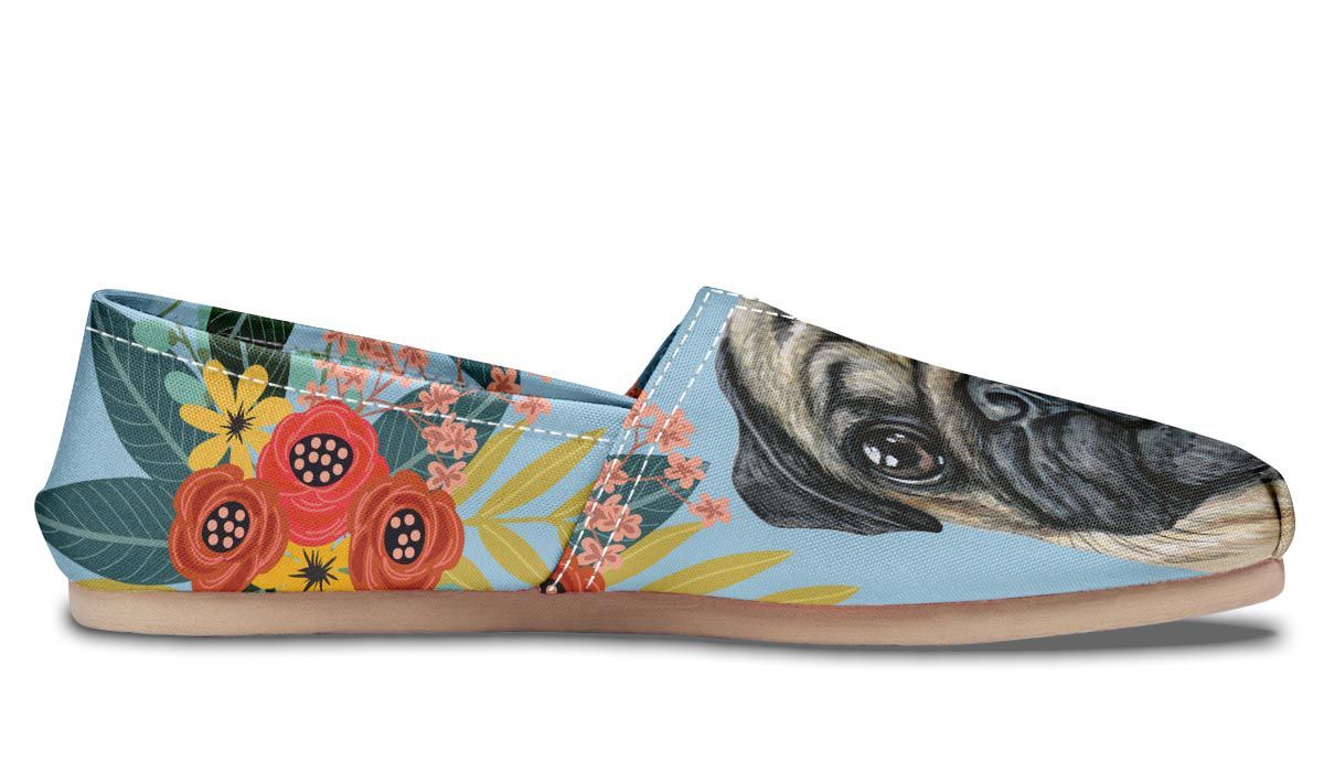 Joyful Pug Casual Shoes