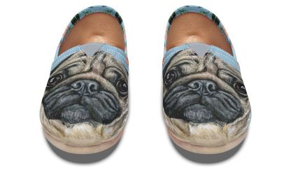 Joyful Pug Casual Shoes