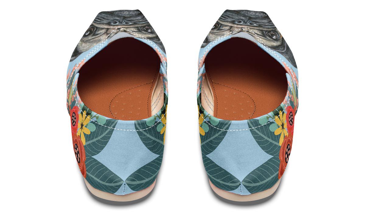 Joyful Pug Casual Shoes
